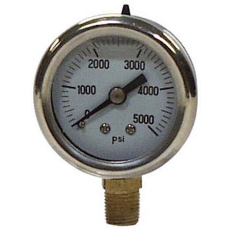Apache Apache 99019120 2.5 in. Stainless Steel; Glycerin Pressure Gauge 157532